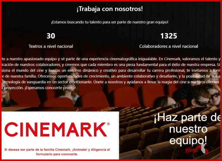 Cómo aplicar en Cinemark