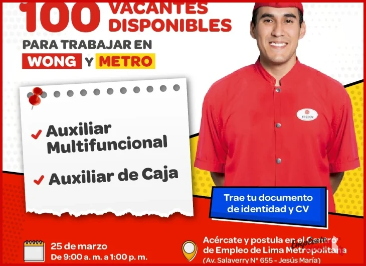 ¿Cómo es trabajar en Wong Perú? Sueldo y beneficios - Cómo es trabajar en Wong Perú Sue…