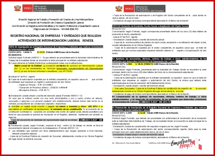 Origen y características principales del portal de empleo del Ministerio de Trabajo Perú