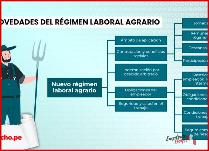 Régimen laboral agrario en Perú: beneficios y derechos 2026