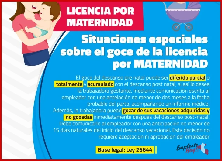 Ventajas y desventajas de la licencia de maternidad en Perú