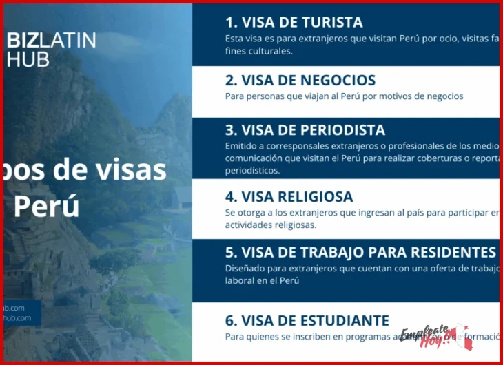 ¿Visa Temporal - Trabajador - Consulado del Perú?